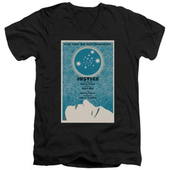 Star Trek TNG Season 1 Episode 8 Men's 30/1 Cotton Slim V-Neck T-Shirt