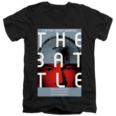 Star Trek TNG Season 1 Episode 9 Men's 30/1 Cotton Slim V-Neck T-Shirt