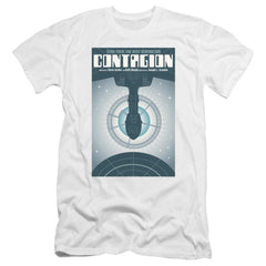 Star Trek TNG Season 2 Episode 11 Men's Ultra-Soft 30/1 Cotton Slim Short-Sleeve T-Shirt