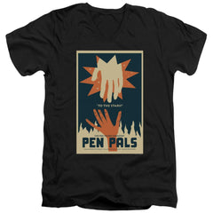 Star Trek TNG Season 2 Episode 15 Men's 30/1 Cotton Slim V-Neck T-Shirt