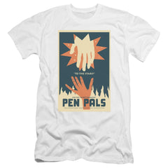 Star Trek TNG Season 2 Episode 15 Men's Ultra-Soft 30/1 Cotton Slim Short-Sleeve T-Shirt