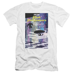 Star Trek TNG Season 2 Episode 21 Men's Ultra-Soft 30/1 Cotton Slim Short-Sleeve T-Shirt