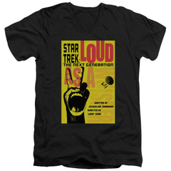 Star Trek TNG Season 2 Episode 5 Men's 30/1 Cotton Slim V-Neck T-Shirt