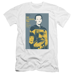 Star Trek TNG Season 2 Episode 6 Men's Ultra-Soft 30/1 Cotton Slim Short-Sleeve T-Shirt