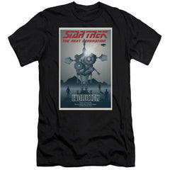 Star Trek TNG Season 3 Episode 1 Men's Ultra-Soft 30/1 Cotton Slim Short-Sleeve T-Shirt