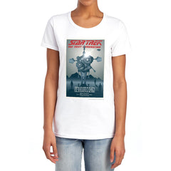 Star Trek TNG Season 3 Episode 1 Women's 18/1 Cotton Short-Sleeve T-Shirt