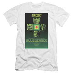 Star Trek TNG Season 3 Episode 18 Men's Ultra-Soft 30/1 Cotton Slim Short-Sleeve T-Shirt