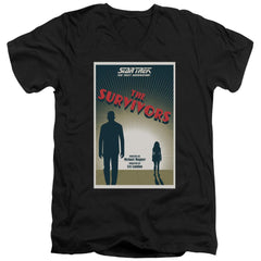 Star Trek TNG Season 3 Episode 3 Men's 30/1 Cotton Slim V-Neck T-Shirt