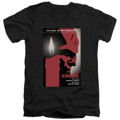 Star Trek TNG Season 3 Episode 5 Men's 30/1 Cotton Slim V-Neck T-Shirt