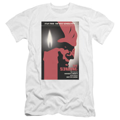 Star Trek TNG Season 3 Episode 5 Men's Ultra-Soft 30/1 Cotton Slim Short-Sleeve T-Shirt