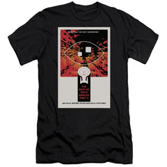 Star Trek TNG Season 4 Episode 1 Men's Ultra-Soft 30/1 Cotton Slim Short-Sleeve T-Shirt