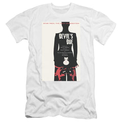 Star Trek TNG Season 4 Episode 13 Men's Ultra-Soft 30/1 Cotton Slim Short-Sleeve T-Shirt