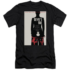 Star Trek TNG Season 4 Episode 13 Men's Ultra-Soft 30/1 Cotton Slim Short-Sleeve T-Shirt