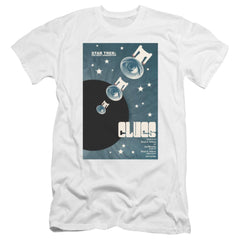 Star Trek TNG Season 4 Episode 14 Men's Ultra-Soft 30/1 Cotton Slim Short-Sleeve T-Shirt