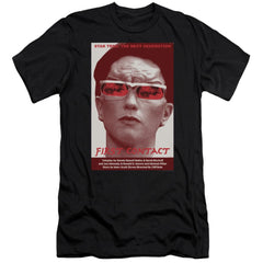 Star Trek TNG Season 4 Episode 15 Men's Ultra-Soft 30/1 Cotton Slim Short-Sleeve T-Shirt