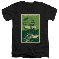 Star Trek TNG Season 5 Episode 1 Men's 30/1 Cotton Slim V-Neck T-Shirt