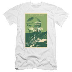 Star Trek TNG Season 5 Episode 1 Men's Ultra-Soft 30/1 Cotton Slim Short-Sleeve T-Shirt