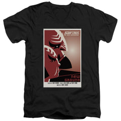 Star Trek TNG Season 5 Episode 10 Men's 30/1 Cotton Slim V-Neck T-Shirt