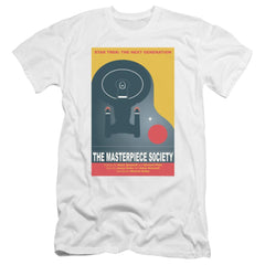 Star Trek TNG Season 5 Episode 13 Men's Ultra-Soft 30/1 Cotton Slim Short-Sleeve T-Shirt