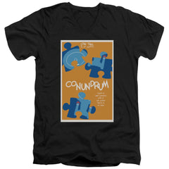 Star Trek TNG Season 5 Episode 14 Men's 30/1 Cotton Slim V-Neck T-Shirt