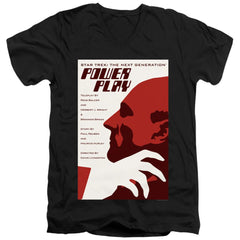 Star Trek TNG Season 5 Episode 15 Men's 30/1 Cotton Slim V-Neck T-Shirt