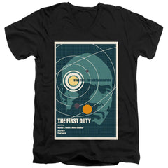 Star Trek TNG Season 5 Episode 19 Men's 30/1 Cotton Slim V-Neck T-Shirt