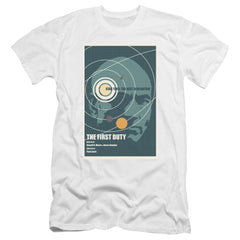 Star Trek TNG Season 5 Episode 19 Men's Ultra-Soft 30/1 Cotton Slim Short-Sleeve T-Shirt