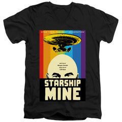 Star Trek TNG Season 6 Episode 18 Men's 30/1 Cotton Slim V-Neck T-Shirt