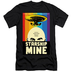 Star Trek TNG Season 6 Episode 18 Men's Ultra-Soft 30/1 Cotton Slim Short-Sleeve T-Shirt