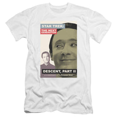 Star Trek TNG Season 7 Episode 1 Men's Ultra-Soft 30/1 Cotton Slim Short-Sleeve T-Shirt