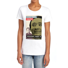 Star Trek TNG Season 7 Episode 1 Women's 18/1 Cotton Short-Sleeve T-Shirt