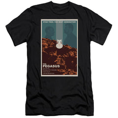 Star Trek TNG Season 7 Episode 12 Men's Ultra-Soft 30/1 Cotton Slim Short-Sleeve T-Shirt