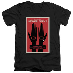 Star Trek TNG Season 7 Episode 15 Men's 30/1 Cotton Slim V-Neck T-Shirt