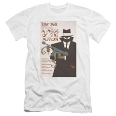 Star Trek TOS Episode 46 Men's Ultra-Soft 30/1 Cotton Slim Short-Sleeve T-Shirt