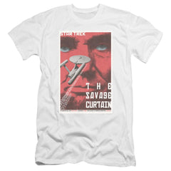 Star Trek TOS Episode 77 Men's Ultra-Soft 30/1 Cotton Slim Short-Sleeve T-Shirt