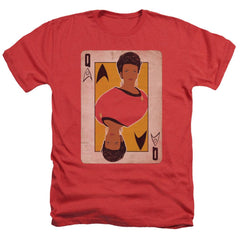 Star Trek TOS Queen Men's 30/1 Heather 60 40 Poly Short-Sleeve T-Shirt