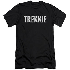 Star Trek Trekkie Men's Ultra-Soft 30/1 Cotton Slim Short-Sleeve T-Shirt