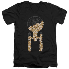 Star Trek Tribble Takeover Men's 30/1 Cotton Slim V-Neck T-Shirt