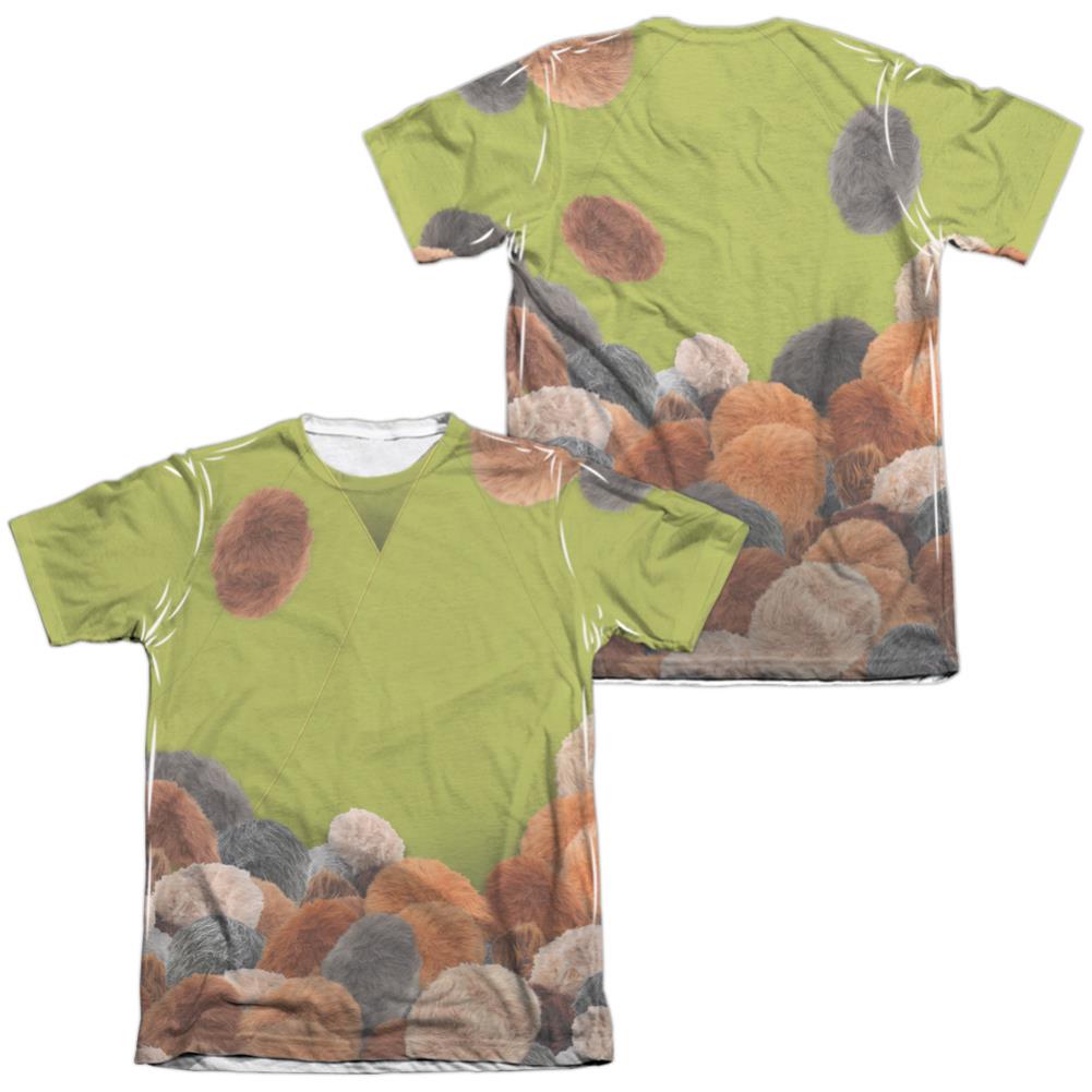 Star Trek Tribble Trek (Front/Back Print) Men's Regular Fit Poly Cotton Short-Sleeve T-Shirt