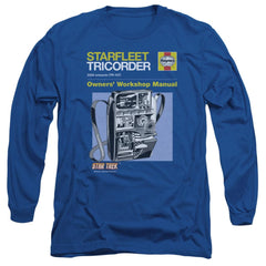 Star Trek Tricorder Manual Men's 18/1 Cotton Long-Sleeve T-Shirt