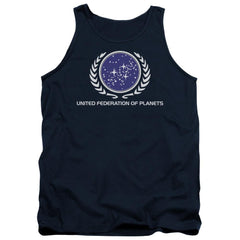 Star Trek United Federation Logo Men's 18/1 Cotton Tank Top