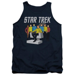Star Trek Vector Crew Men's 18/1 Cotton Tank Top