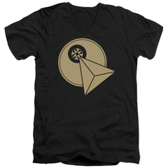 Star Trek Vulcan Logo Men's 30/1 Cotton Slim V-Neck T-Shirt