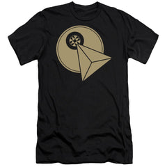 Star Trek Vulcan Logo Men's Ultra-Soft 30/1 Cotton Slim Short-Sleeve T-Shirt