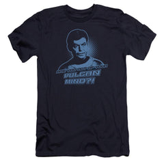 Star Trek Vulcan Mind Men's Ultra-Soft 30/1 Cotton Slim Short-Sleeve T-Shirt