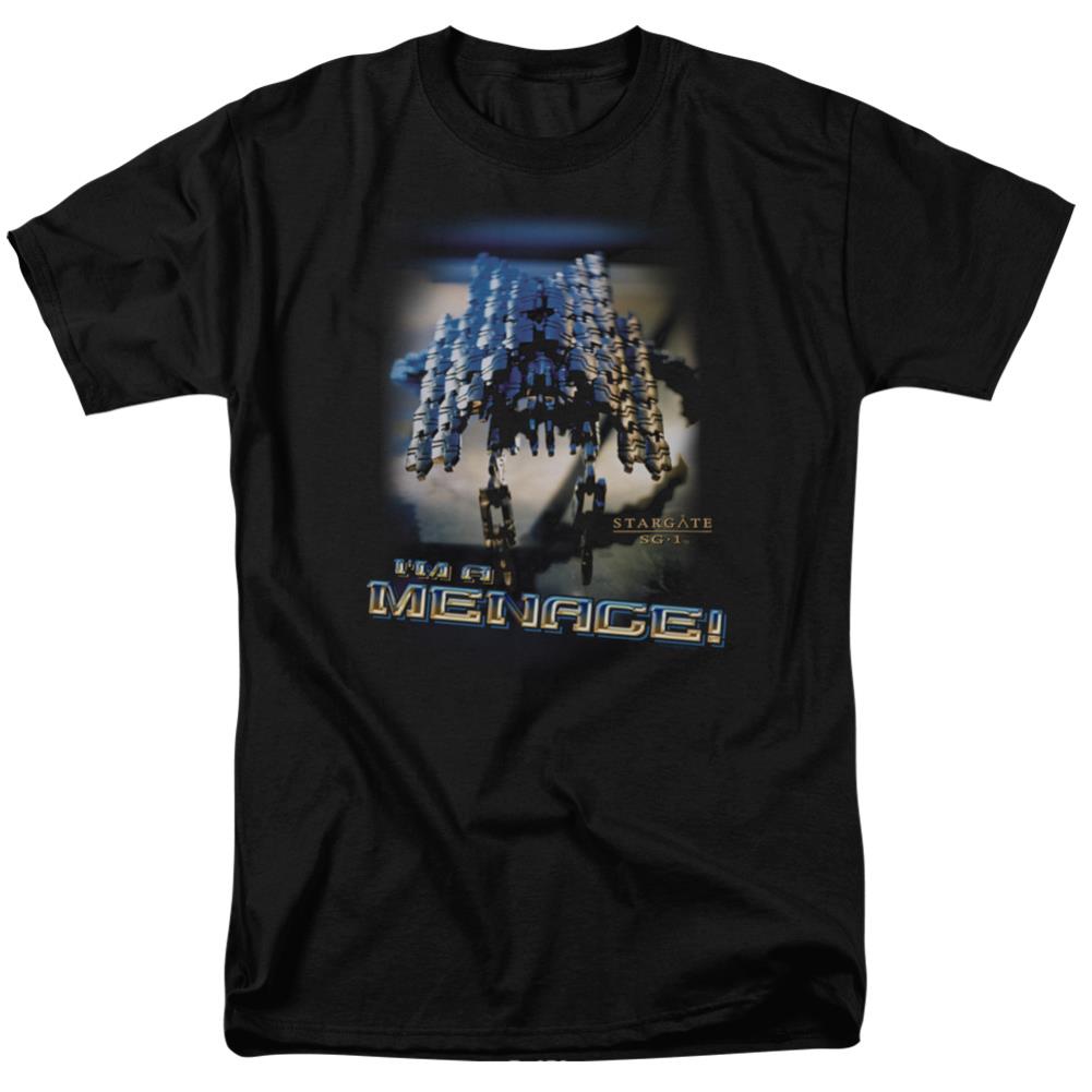 Stargate SG-1 Menace Men's 18/1 Cotton Short-Sleeve T-Shirt