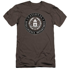 Stargate SG-1 NID Logo Men's Ultra-Soft 30/1 Cotton Slim Short-Sleeve T-Shirt