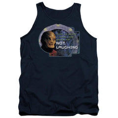 Stargate SG-1 Not Laughing Men's 18/1 Cotton Tank Top
