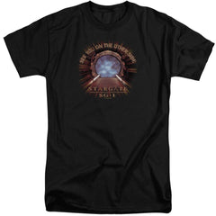 Stargate SG-1 Other Side Men's 18/1 Tall Cotton Short-Sleeve T-Shirt