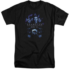Stargate SG-1 SG-1 Stargate Command Men's 18/1 Tall Cotton Short-Sleeve T-Shirt